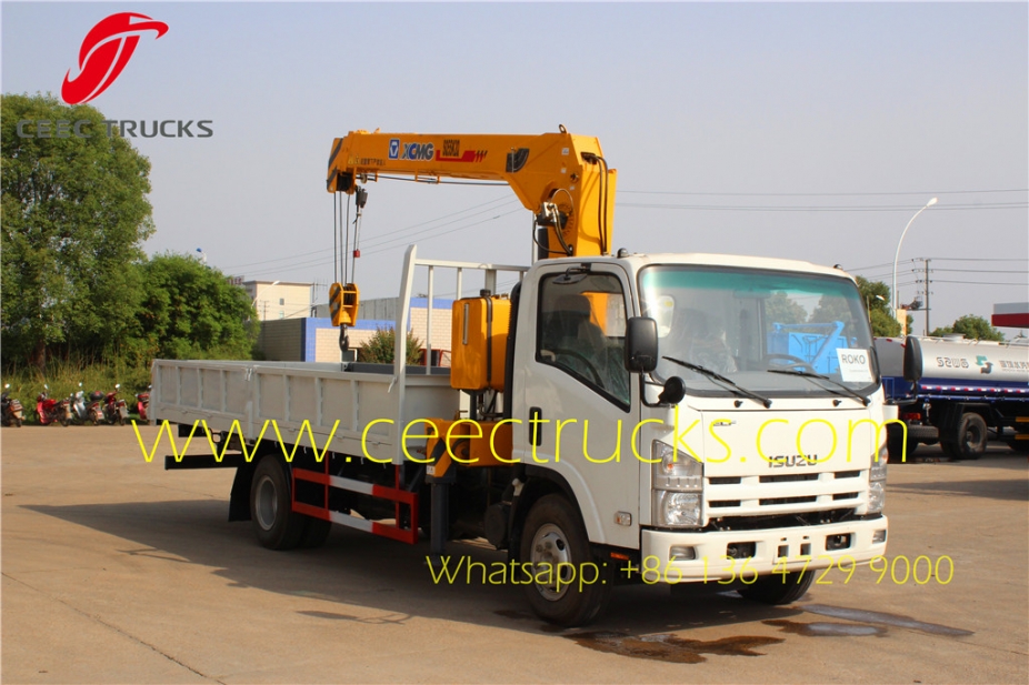 best isuzu 6300kg boom crane mounted truck