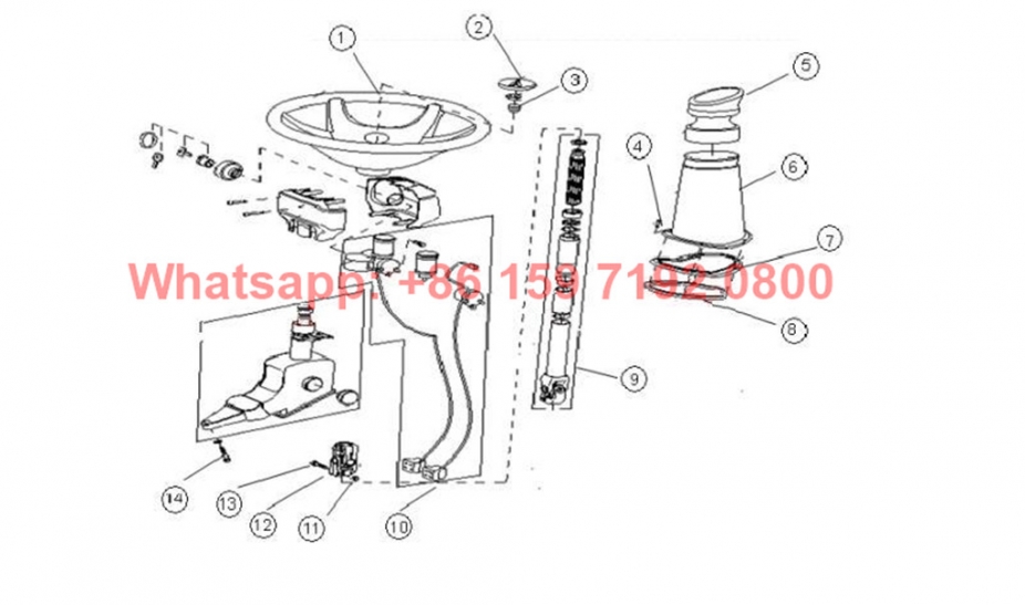 Best Beiben Steering box ZF8098 supplier