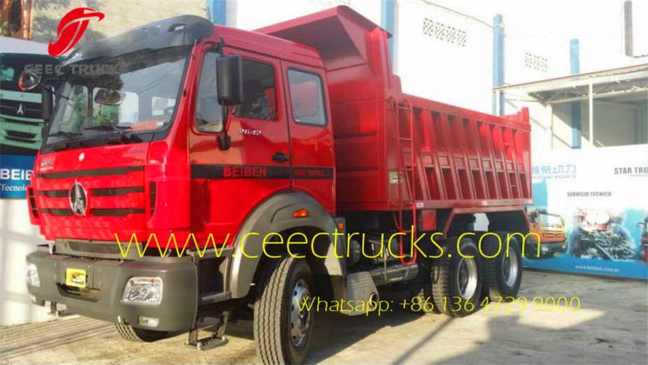 China Beiben 40 ton dump truck for sale 6x4 340hp 10 wheel tipper