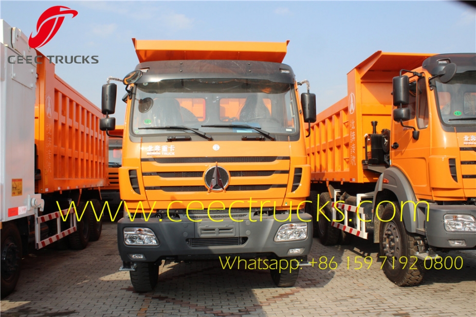 beiben 2538 tipper drawing north benz 6*4 dumper trucks