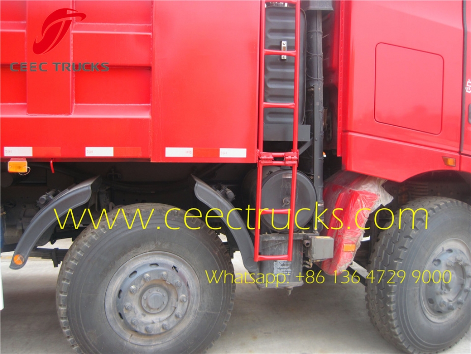 Beiben 380hp 8x4 50ton dump truck export Africa countries