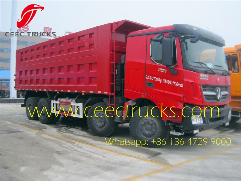 Beiben 380hp 8x4 50ton dump truck export Africa countries