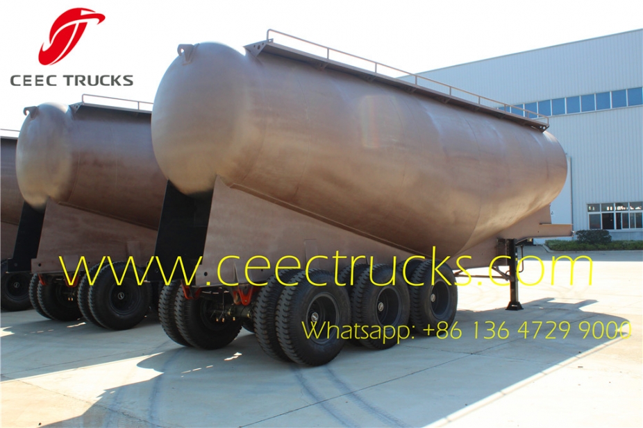 3axle bulk cement transport semi trailer