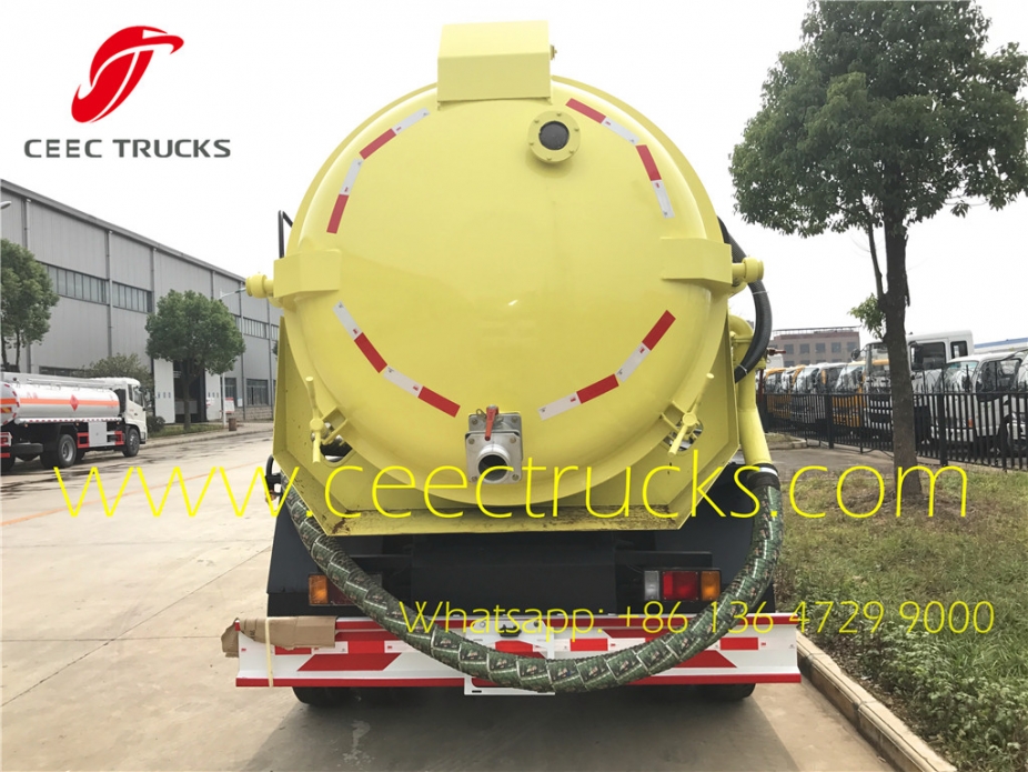 TOP quality ISUZU 10CBM vacuum sewage suction truck export Mongolia