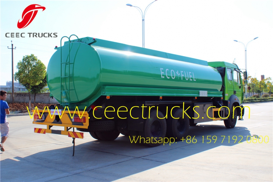 CEEC TRUCKS supply best quality beiben 20CBM oil tanker trucks