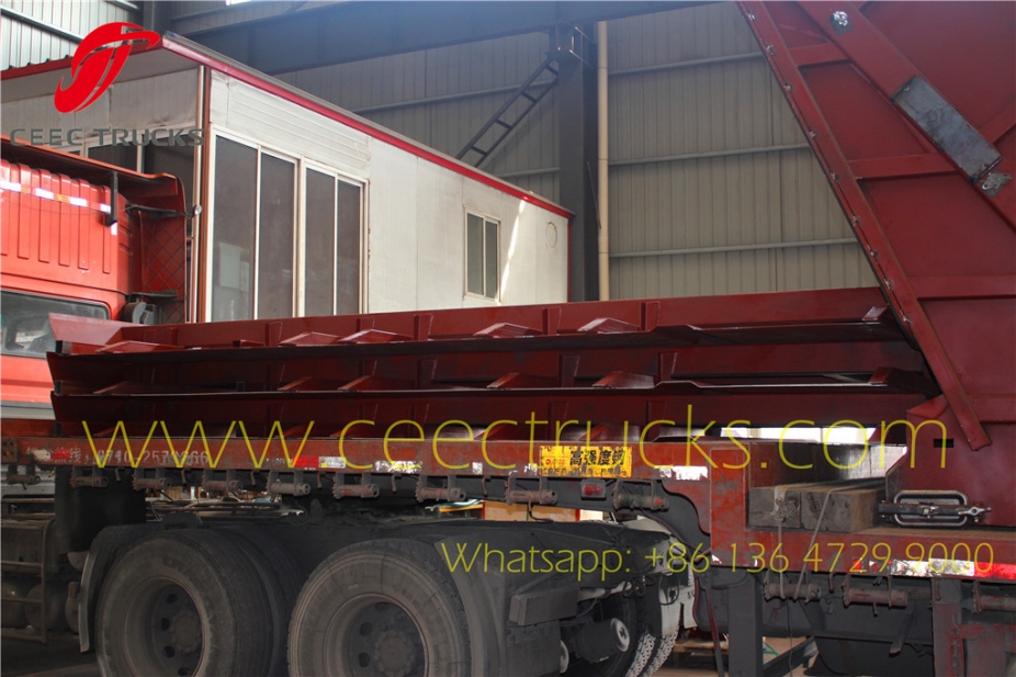 12CBM ISUZU refuse compactor truck auxiliary frame supplier