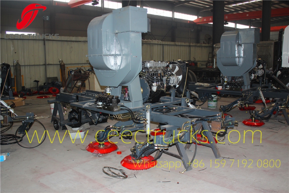 Road Sweep Truck fan assembly for dust suction