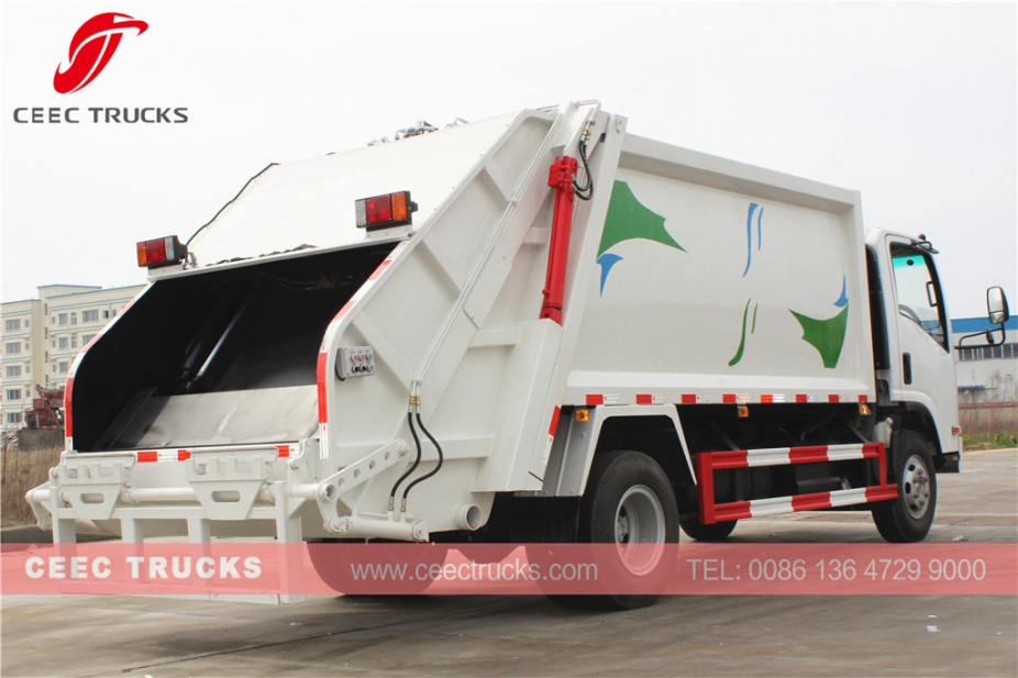 8000L garbage compactor truck ISUZU brand