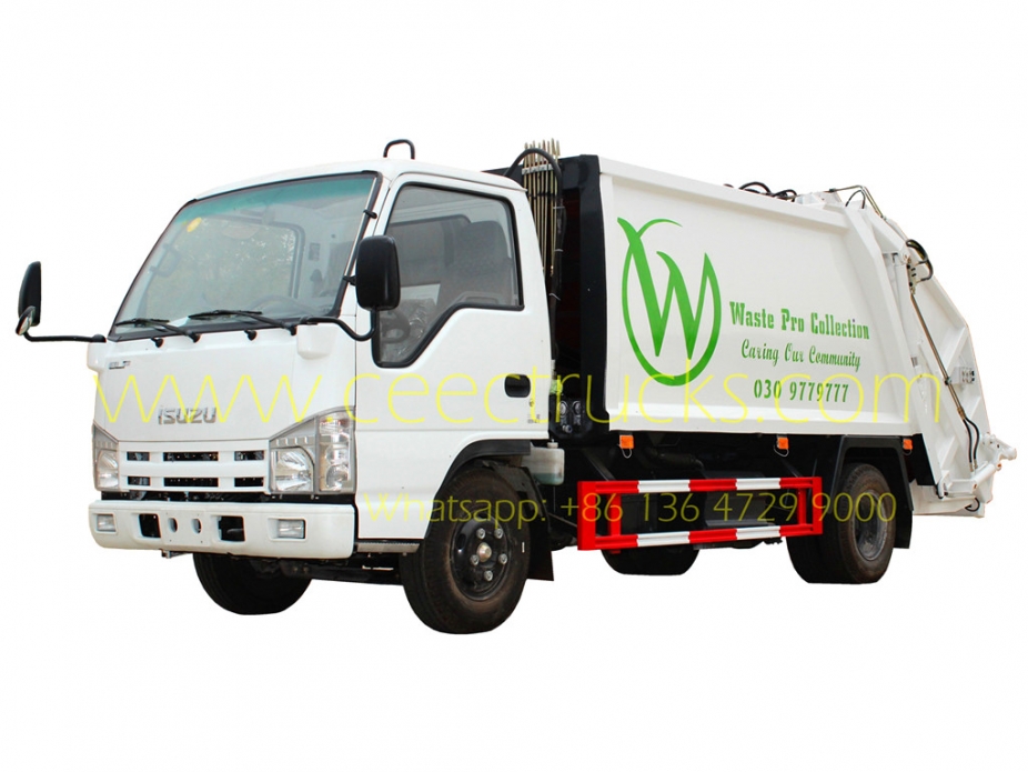 Camión compactador de basura ISUZU 5cbm