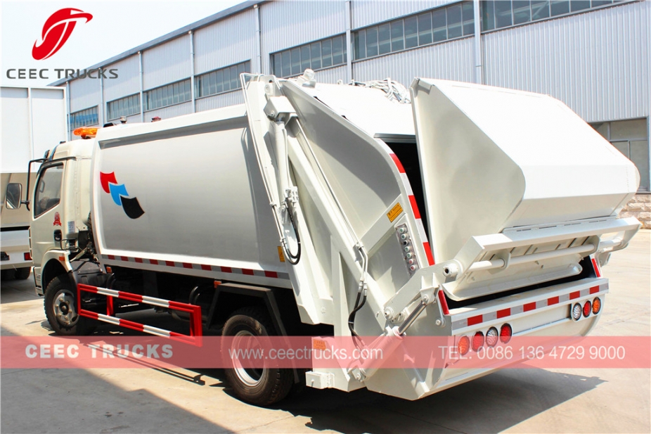 Famous DongFeng 8 CBM waste compactor truck