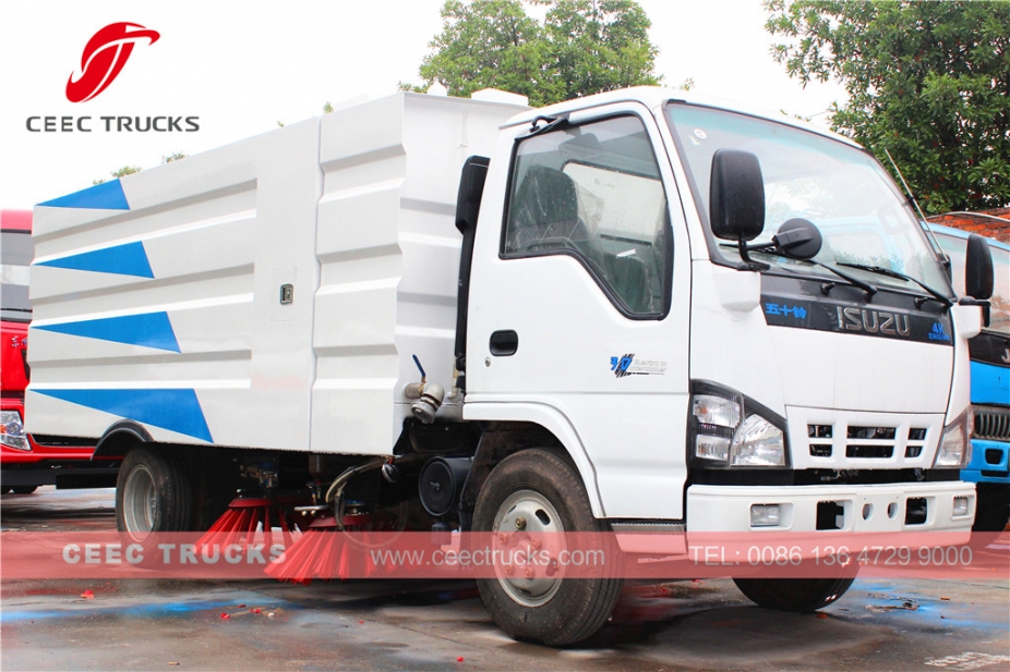 ISUZU 5 CBM road sweeper truck