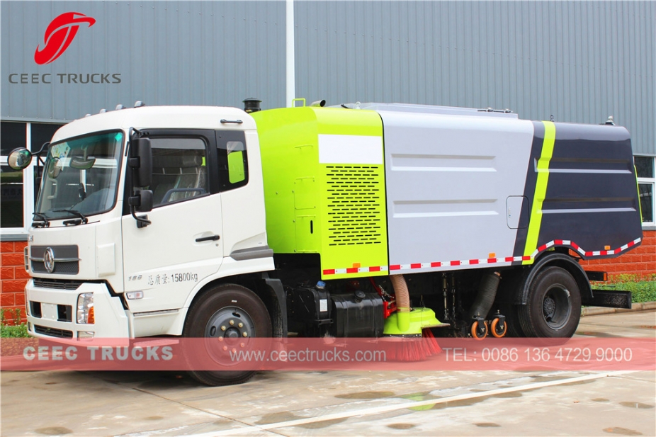 Vehículo barredor de carreteras Dongfeng 12.000L