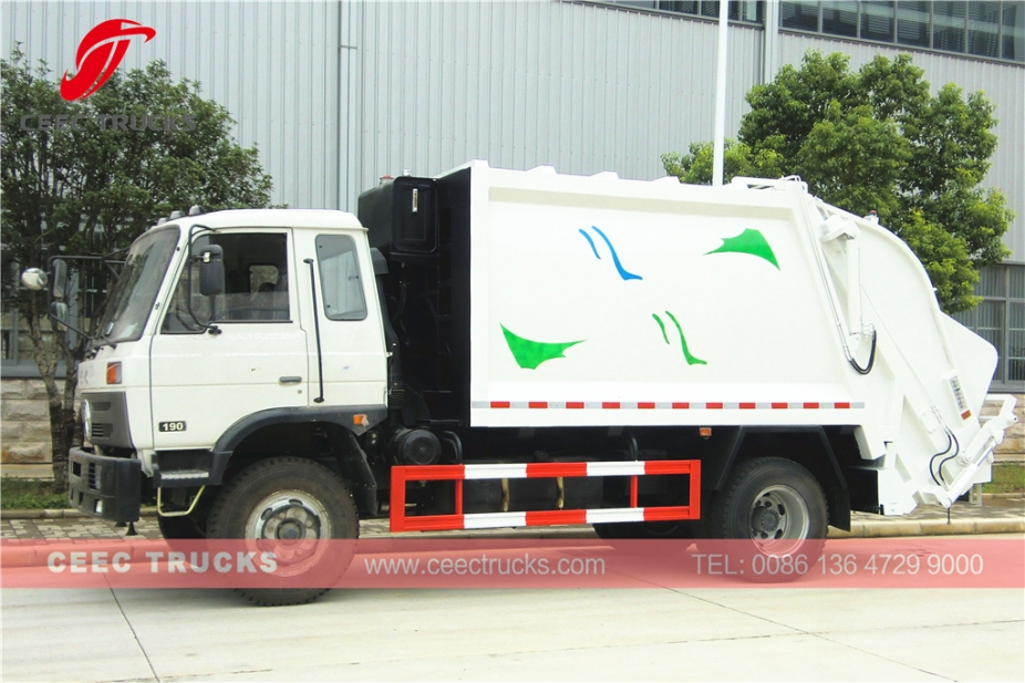 10 cbm Dongfeng garbage compactor truck