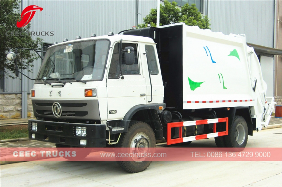 10 cbm Dongfeng garbage compactor truck