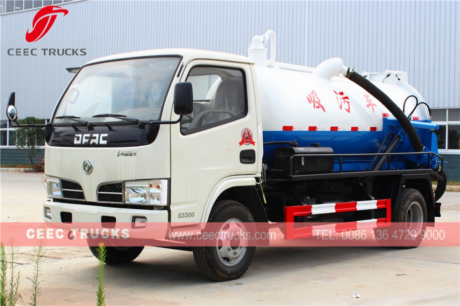 Dongfeng 4,000L Vacuum truck for sale