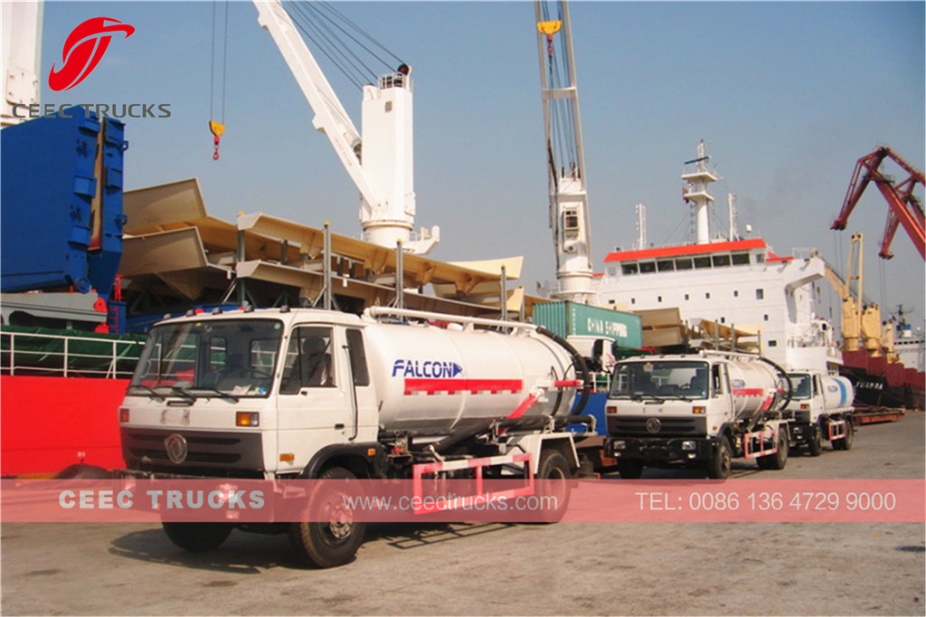 Camión cisterna de vacío Dongfeng 10,000L