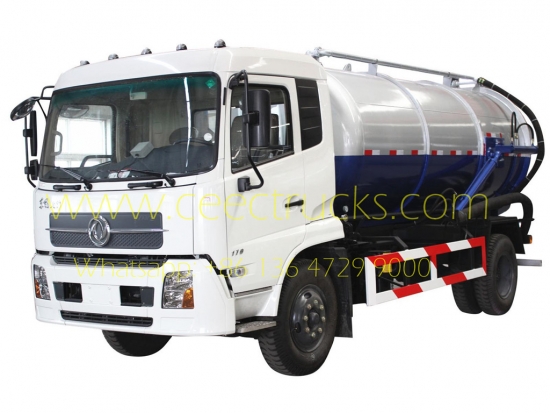 Dongfeng 10,000L vacuum tank truck - CEEC Trucks