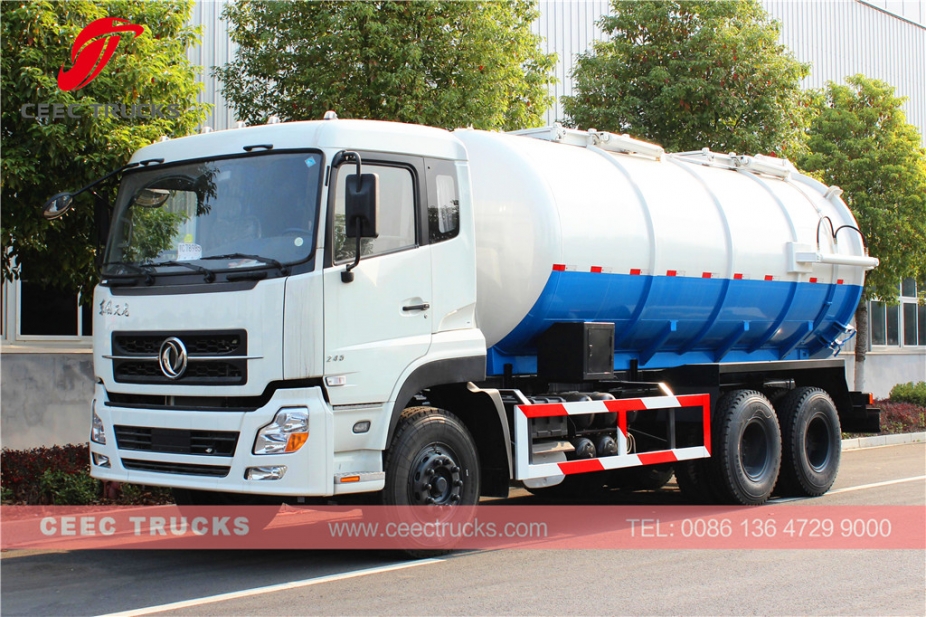 Camión más vacío de pozo negro Dongfeng 16CBM