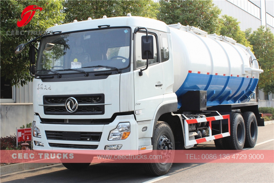 Camión más vacío de pozo negro Dongfeng 16CBM