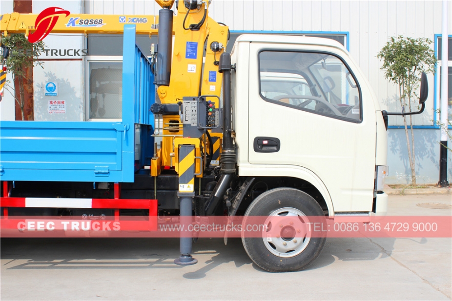 DONGFENG 3.2T truck mounted boom crane