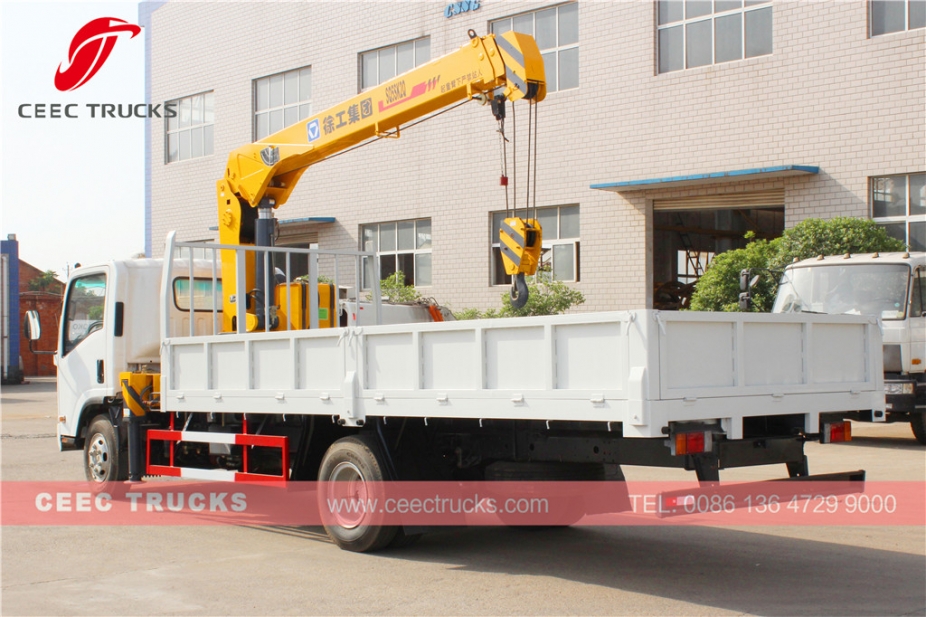 BEIBEN 5 T truck mounted crane lorry trucks