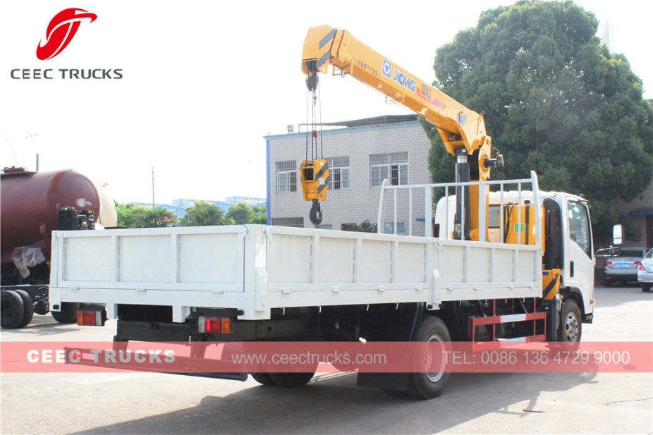 TOP quality ISUZU 5 T truck crane