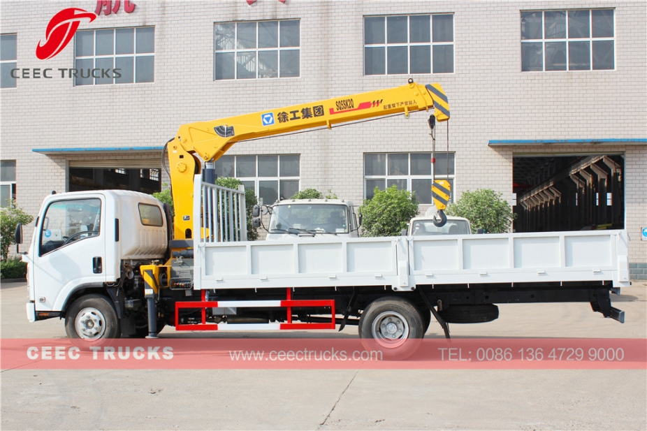 TOP quality ISUZU 5 T truck crane