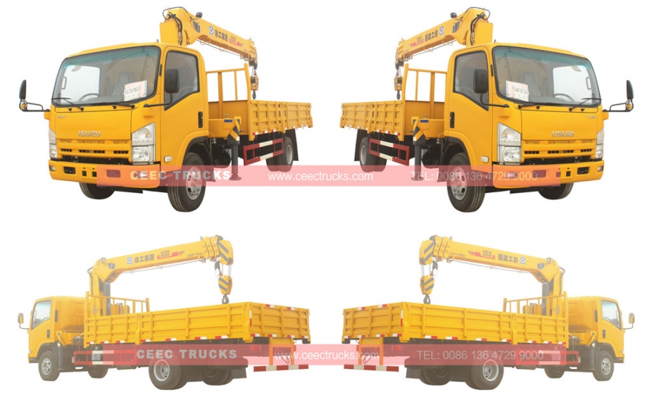 ISUZU 6.3 T crane truck export Rowanda