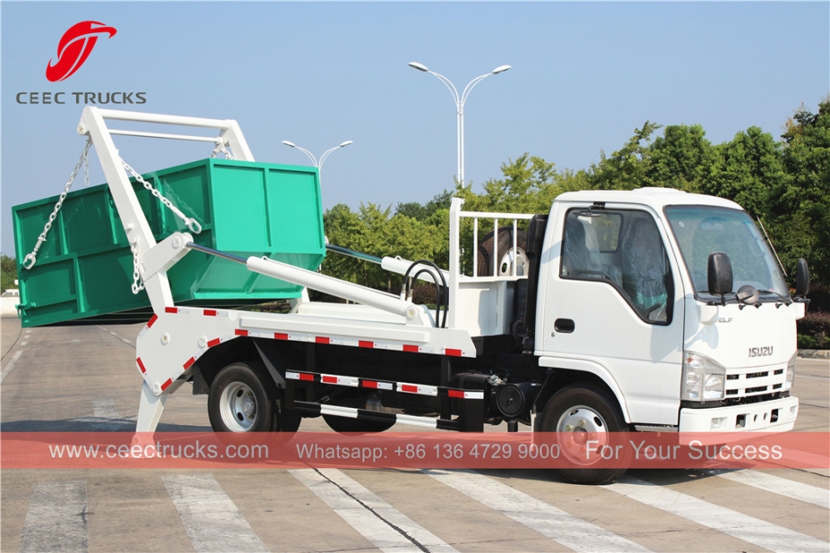 Camión de basura con brazo oscilante ISUZU 4CBM