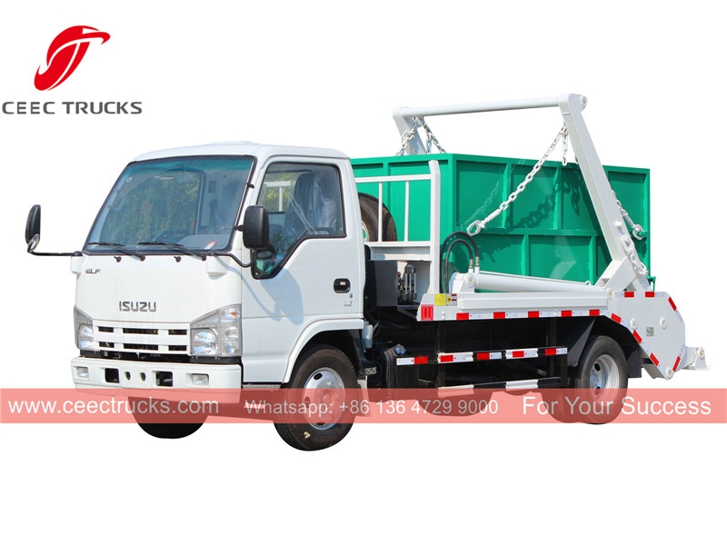 ISUZU 6cbm skip refuse garbage truck