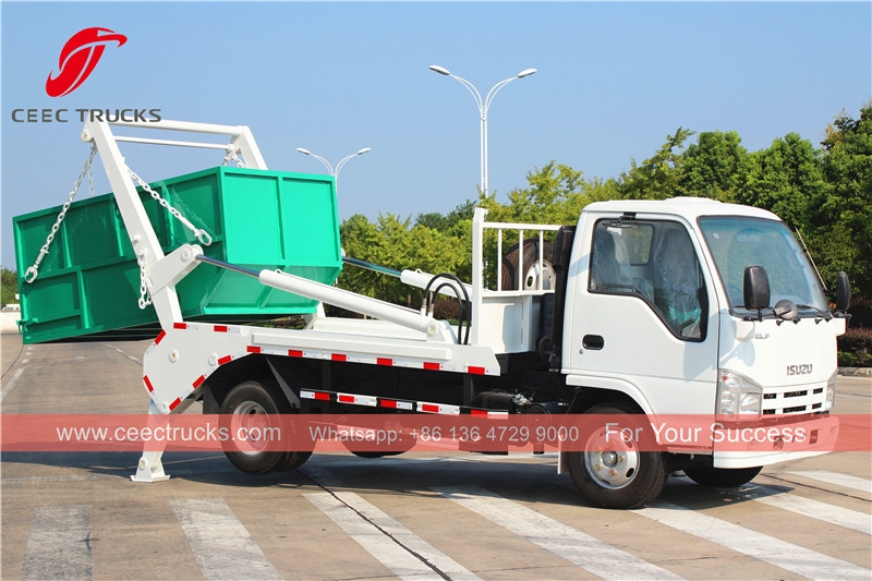 ISUZU 6cbm skip refuse garbage truck