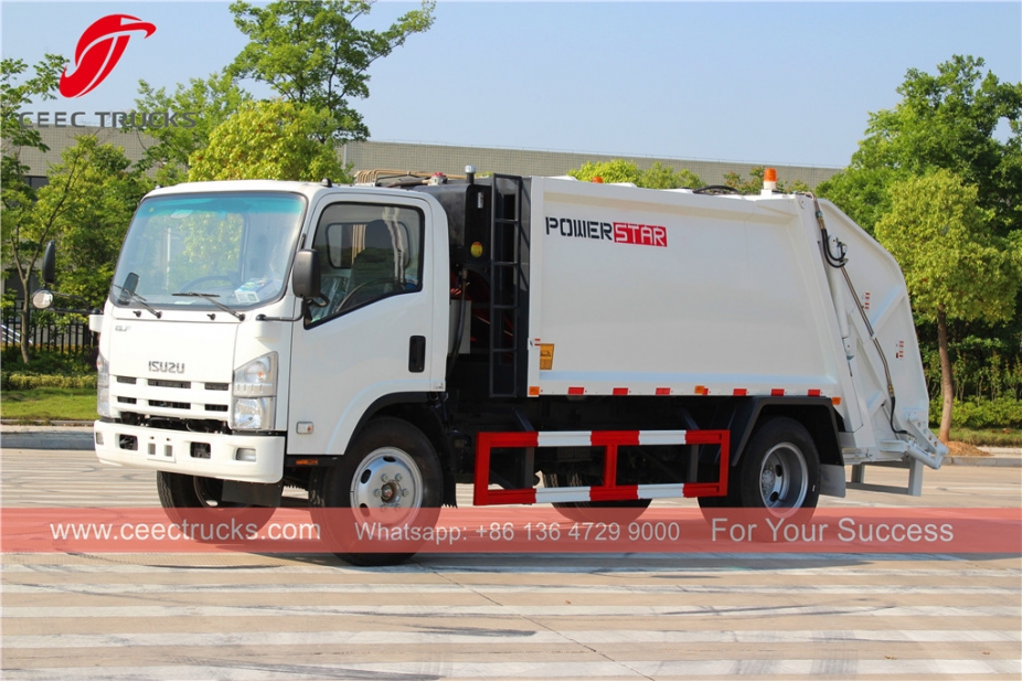 ISUZU 8cbm garbage compactor truck