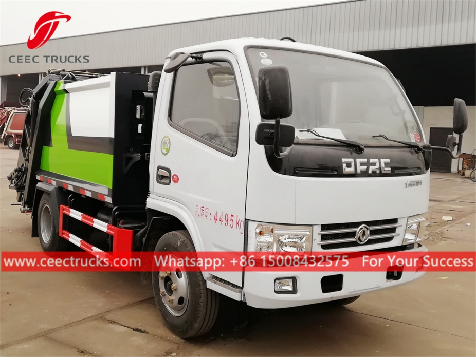 Camión compactador de basura 3CBM DONGFENG