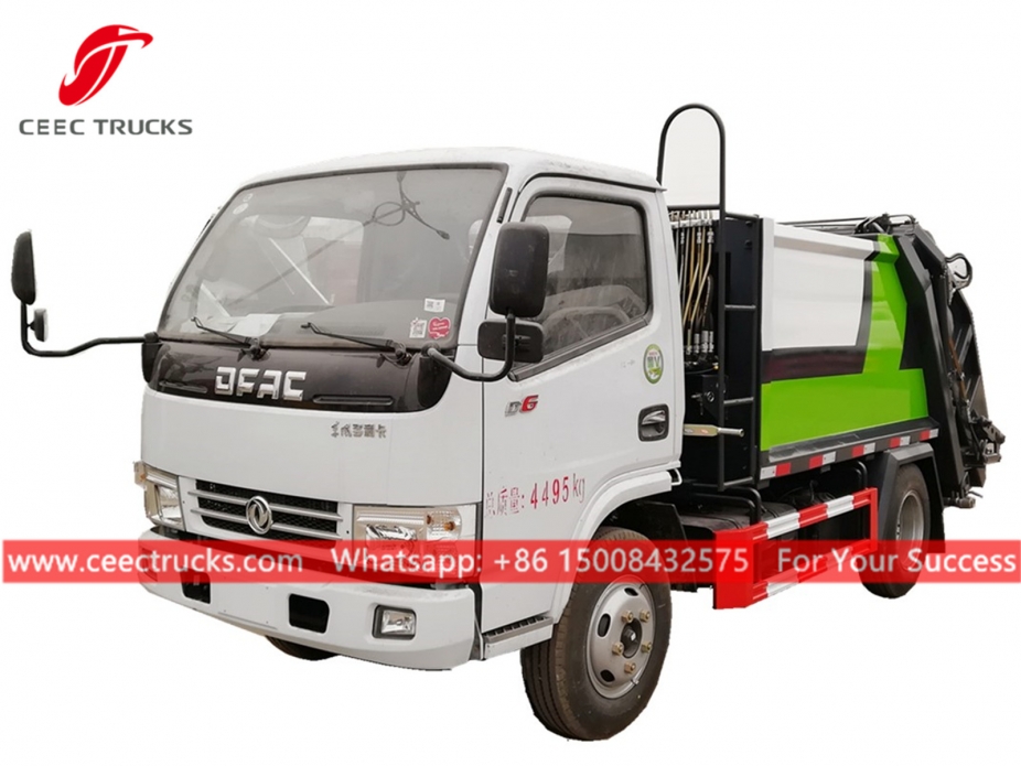 Camión compactador de basura 3CBM DONGFENG