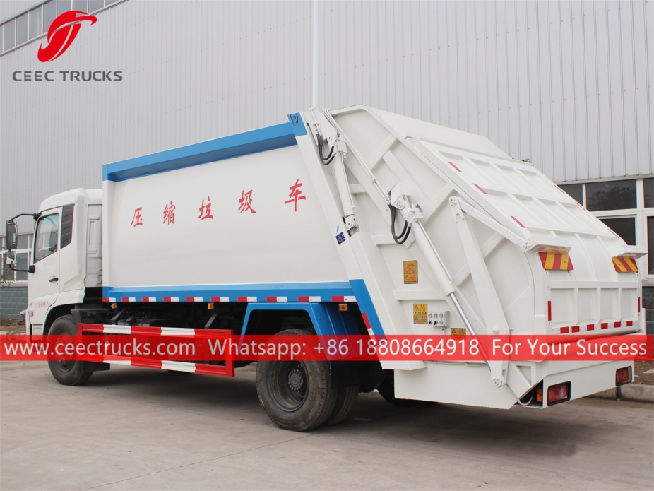 Camión compactador de basura 14CBM Dongfeng