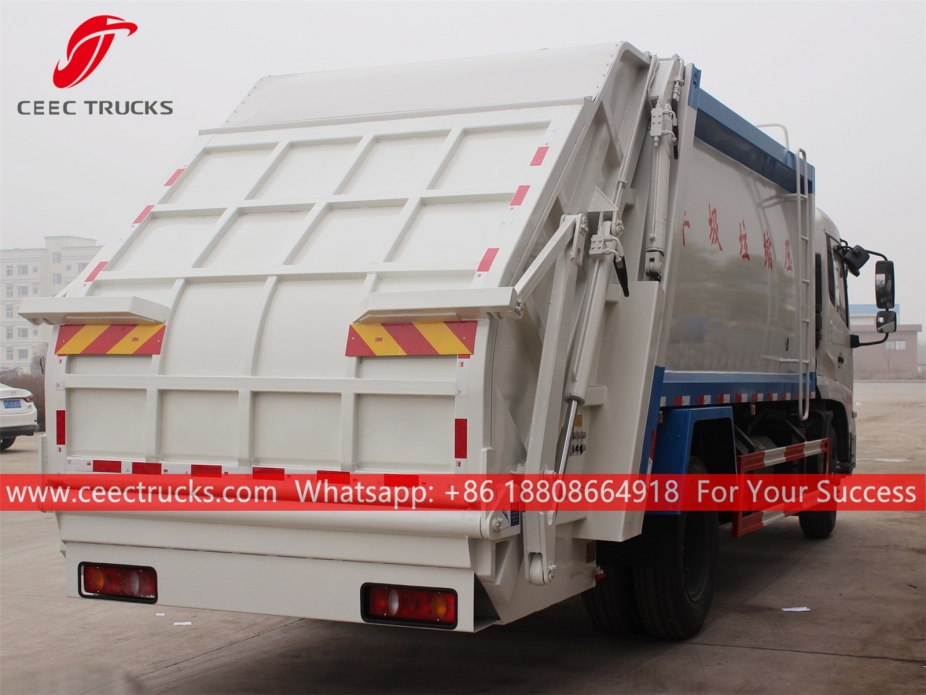 Camión compactador de basura 14CBM Dongfeng