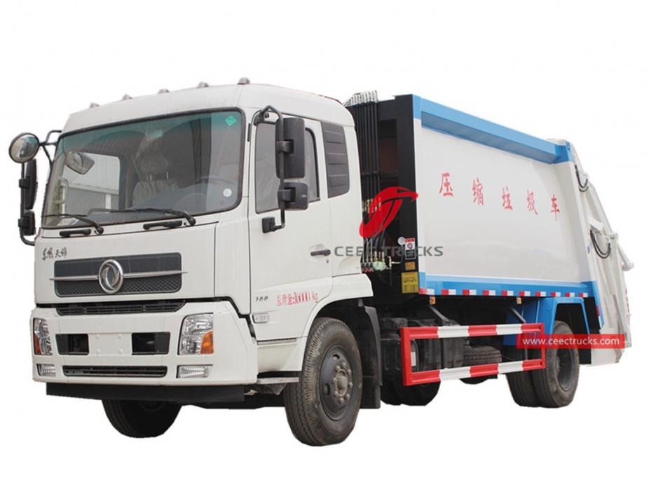 Camión compactador de basura 14CBM Dongfeng