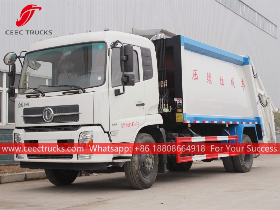 Camión compactador de basura 14CBM Dongfeng