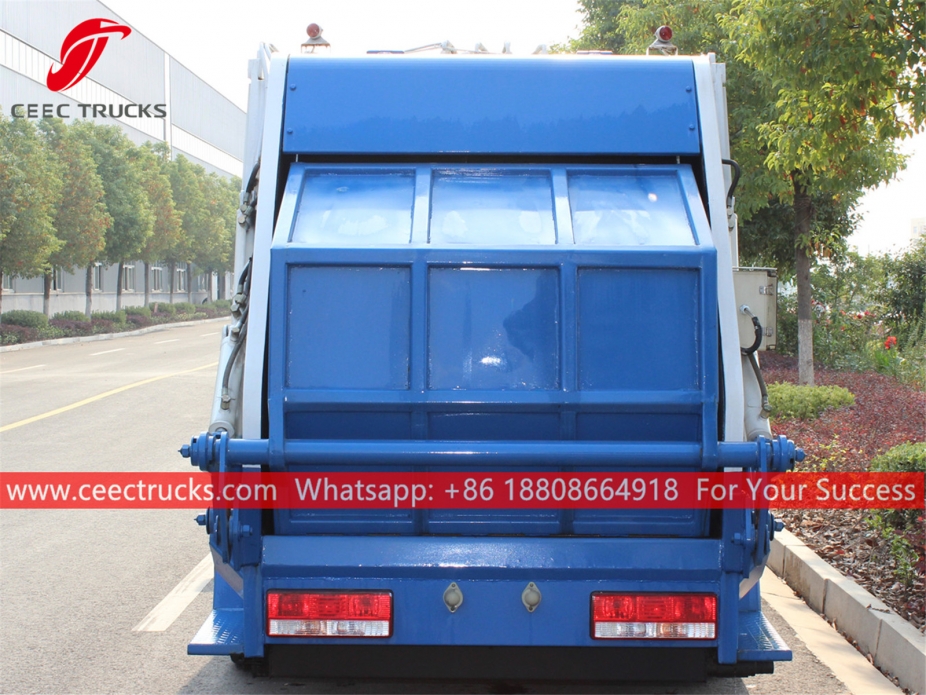 Compactador de cargador trasero 7CBM Dongfeng