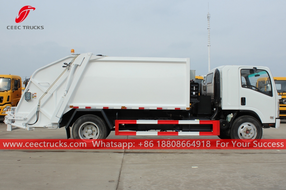 ISUZU 8cbm garbage compactor truck