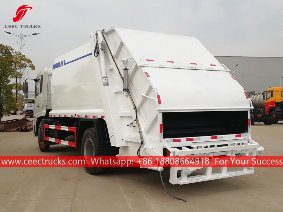 Camión compactador de basura 12CBM Dongfeng