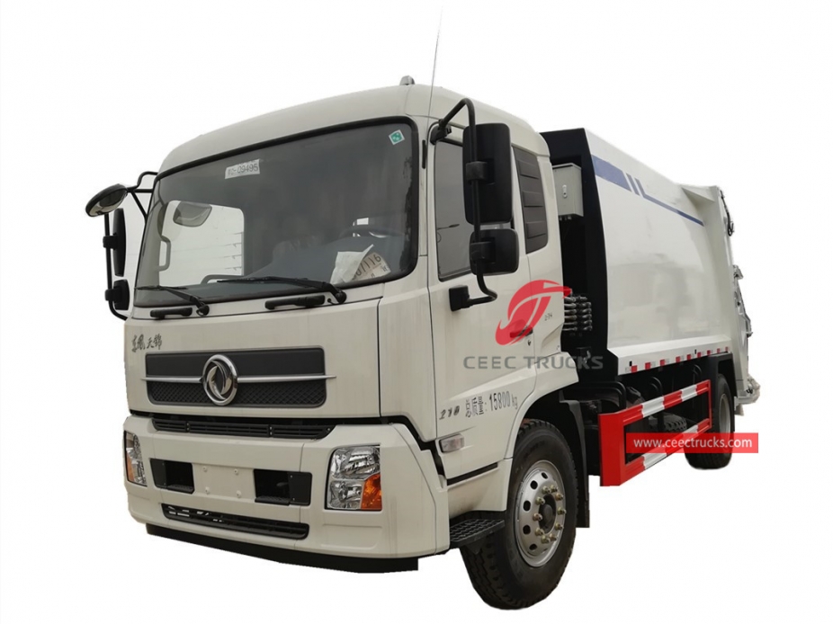 Camión compactador de basura 12CBM Dongfeng