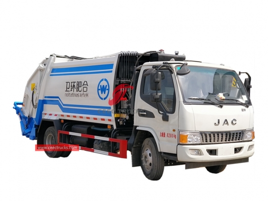 8CBM Garbage Compactor Truck JAC - CEEC Trucks