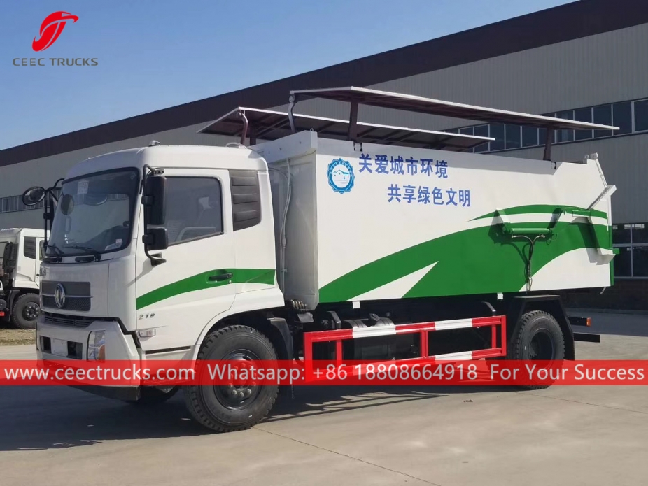 Volcador de basura hidráulico 12CBM DONGFENG