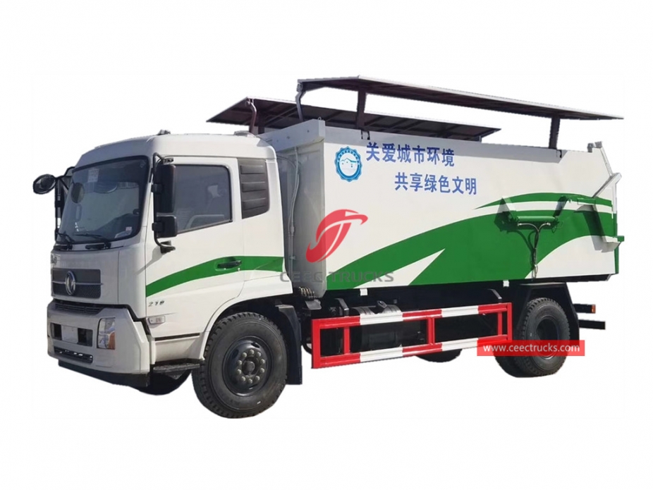 Volcador de basura hidráulico 12CBM DONGFENG