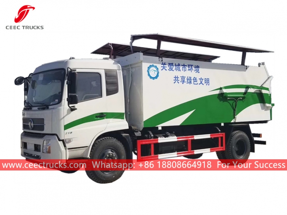 Volcador de basura hidráulico 12CBM DONGFENG