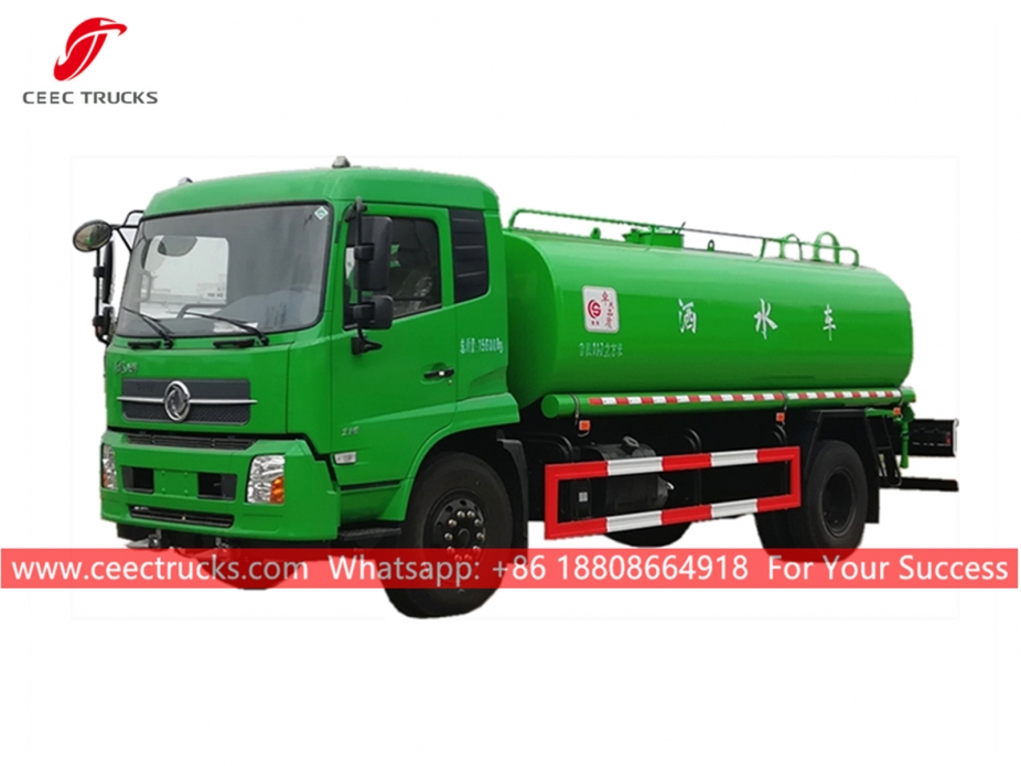 Camión rociador de agua de 11,7 CBM DONGFENG