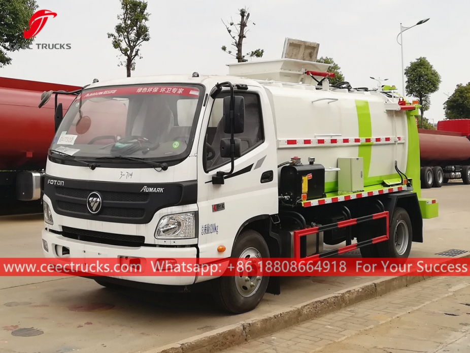 Camión de basura de cocina de 6.000 litros FOTON