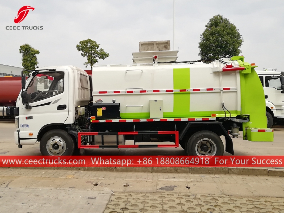 Camión de basura de cocina de 6.000 litros FOTON