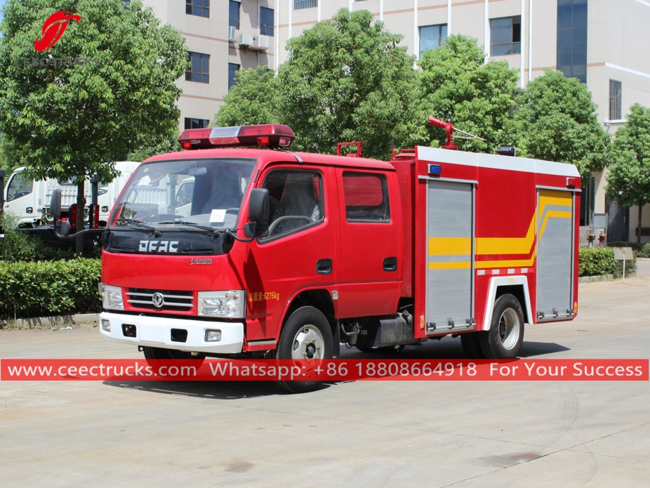 Camión de bomberos con tanque de agua de 2000 litros DONGFENG